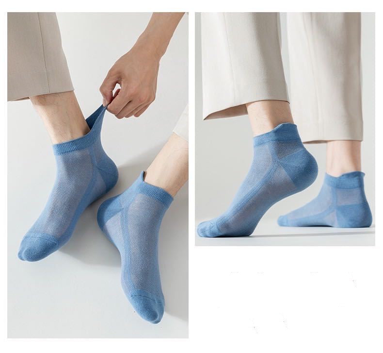Skarpety z siateczki, męskie/damskie, pięta odporna na otarcia