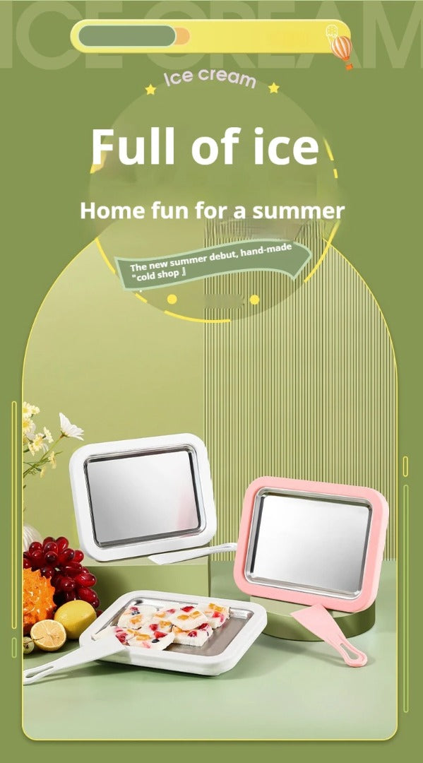 🧊🧊Wielofunkcyjna kostkarka do lodu DIY z tacką na lodówkę, odpowiednia na przyjęcia świąteczne, dla rodzin i dzieci, lody